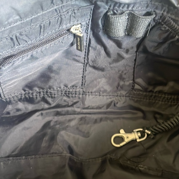 Hedgren Crossbody Hand Shoulder Bag Nylon Black Purse - Picture 9 of 11